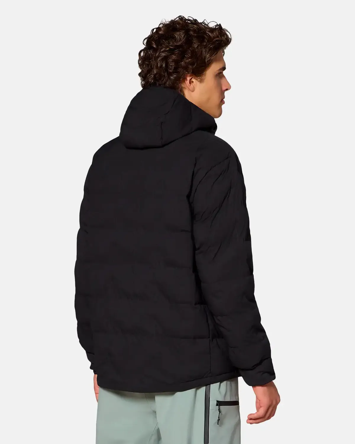 Jones Dark Start Stretch Hooded Jacka Herr Midnight Green isolerande