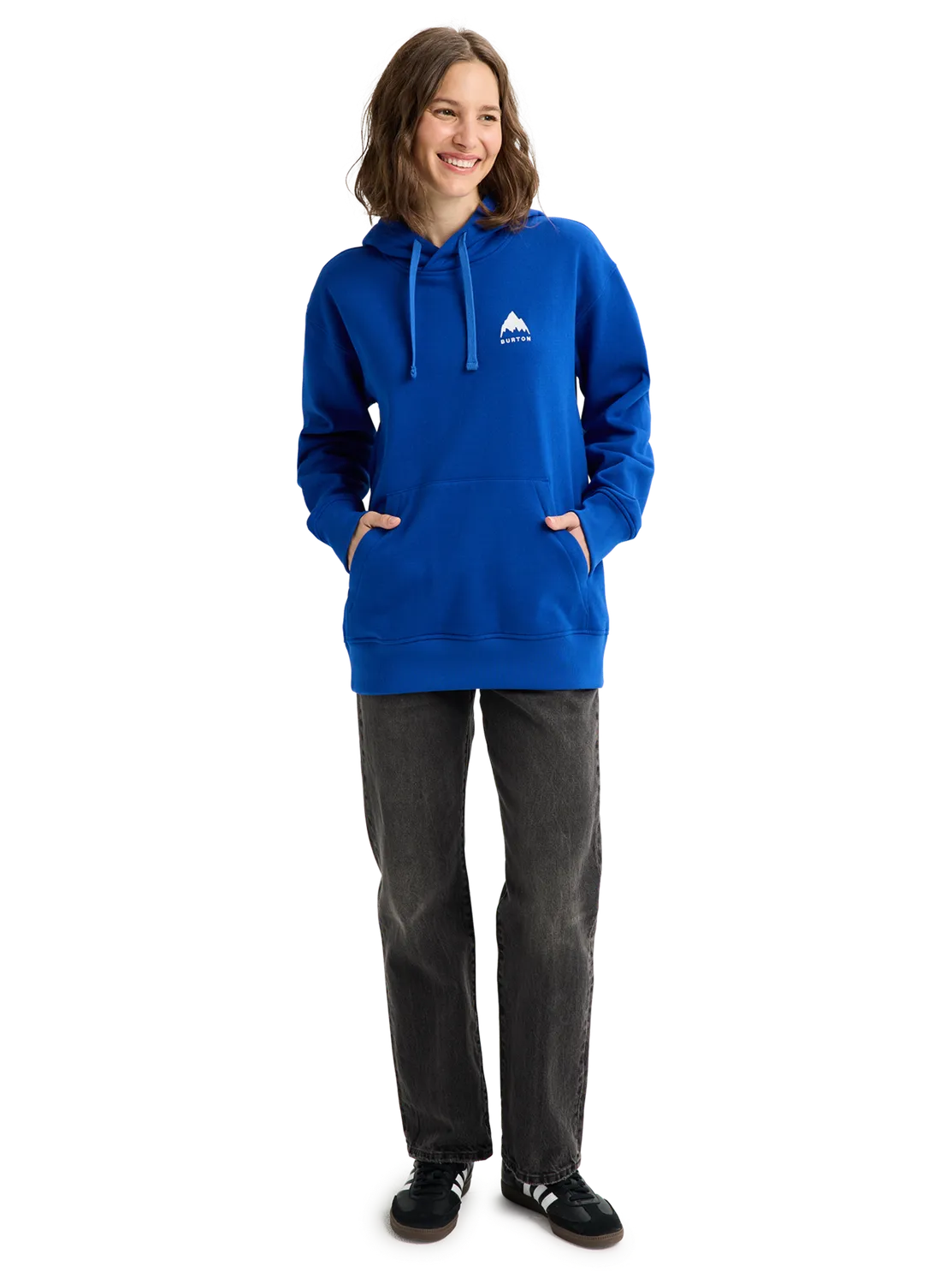 Burton Mountain Pullover huvtröja Jake Blue