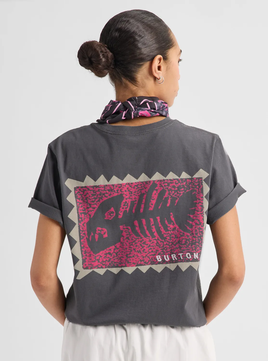 Burton Throwback 1992 t-shirt Gotham Gray ekologisk