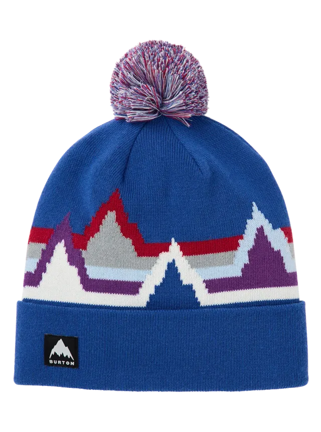 Burton Echo Lake barnmössa twilight blue pom