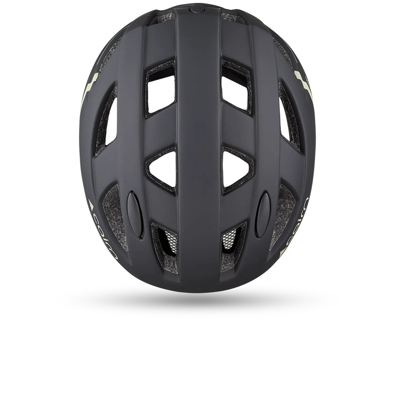 Cairn Kustom Mat Black Agate Gray cykelhjälm junior svart