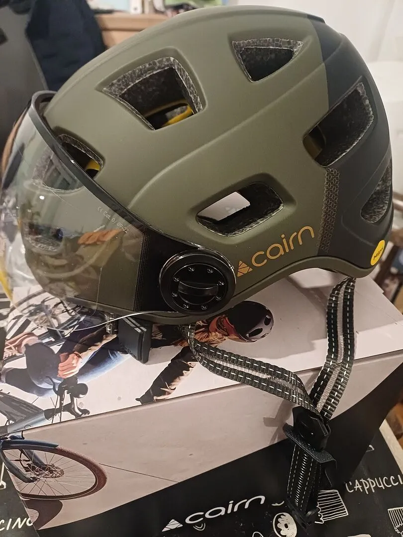 Cairn Quartz Visor MIPS cykelhjälm Forest Black M