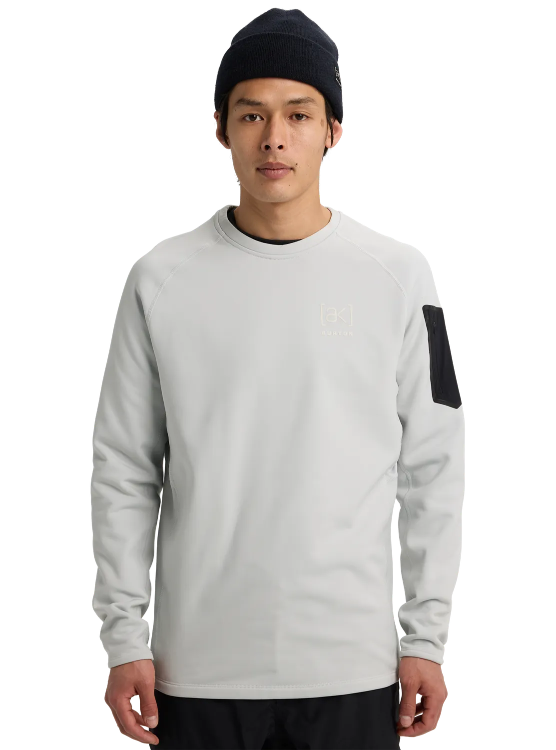 Burton [ak] Baker Stretch fleecetröja Gray Cloud stretch