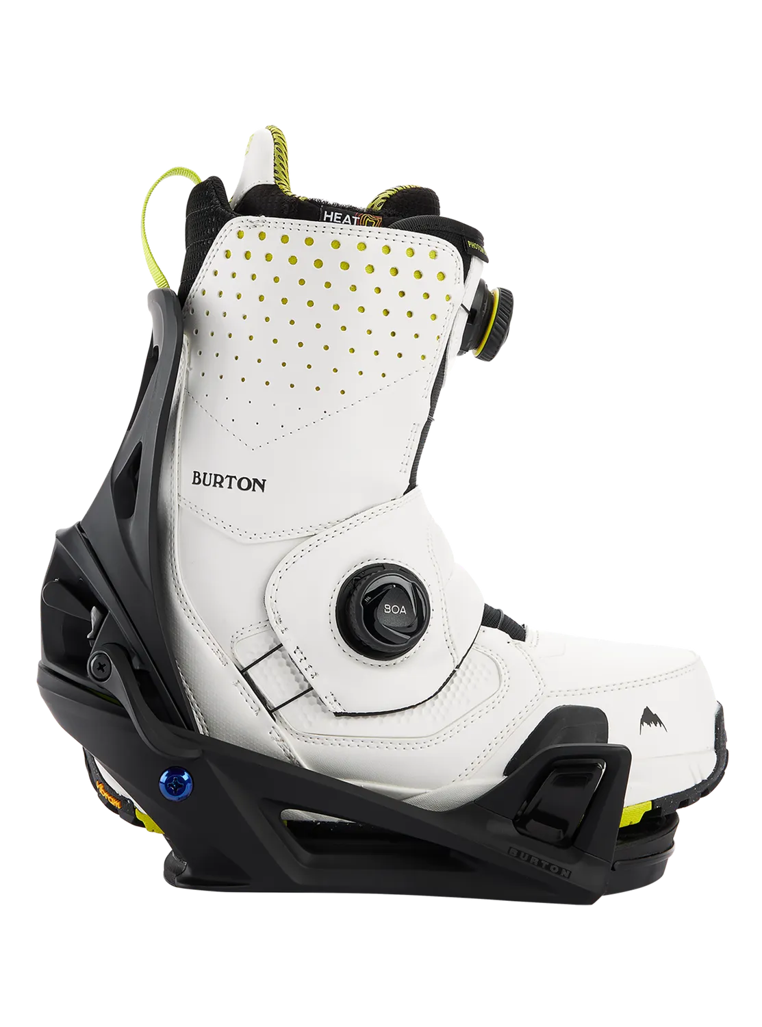 Burton Step On snowboardbindning herr Gray Green Voltage