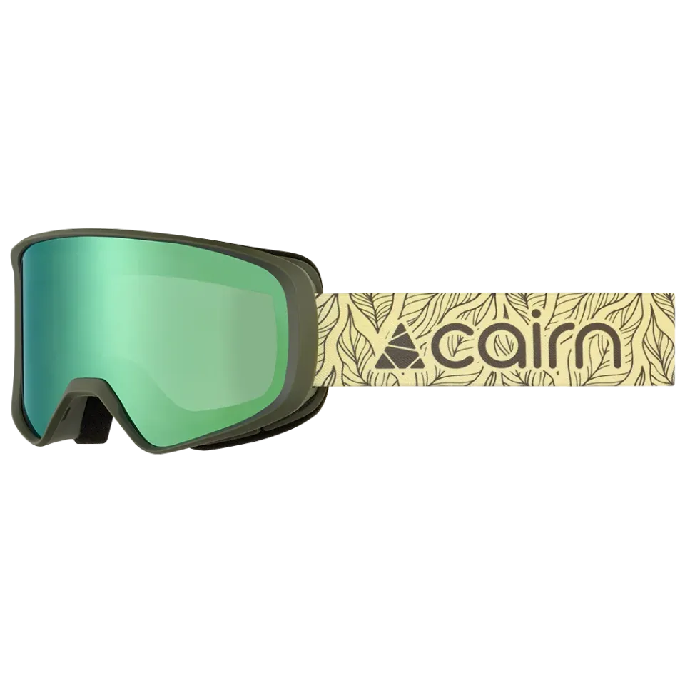 Cairn Glide Pure CLX3 skidglasögon Mat Lime Khaki sol