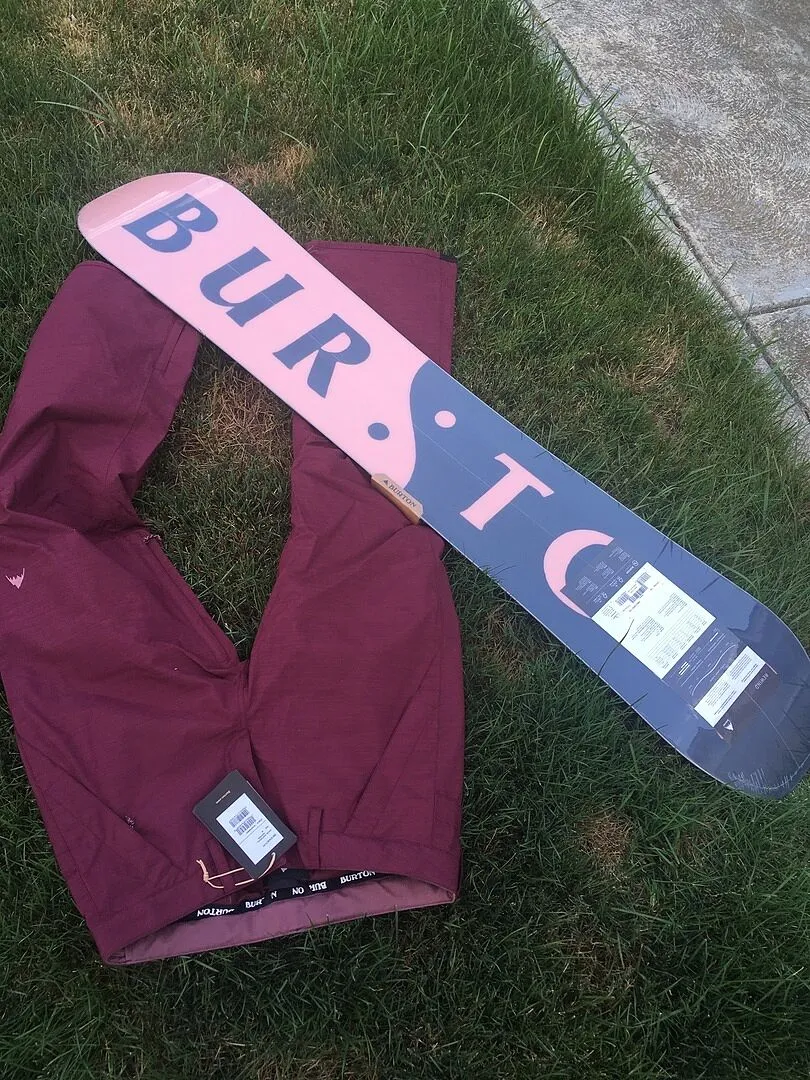 Burton Rewind Camber snowboard 155 poppig