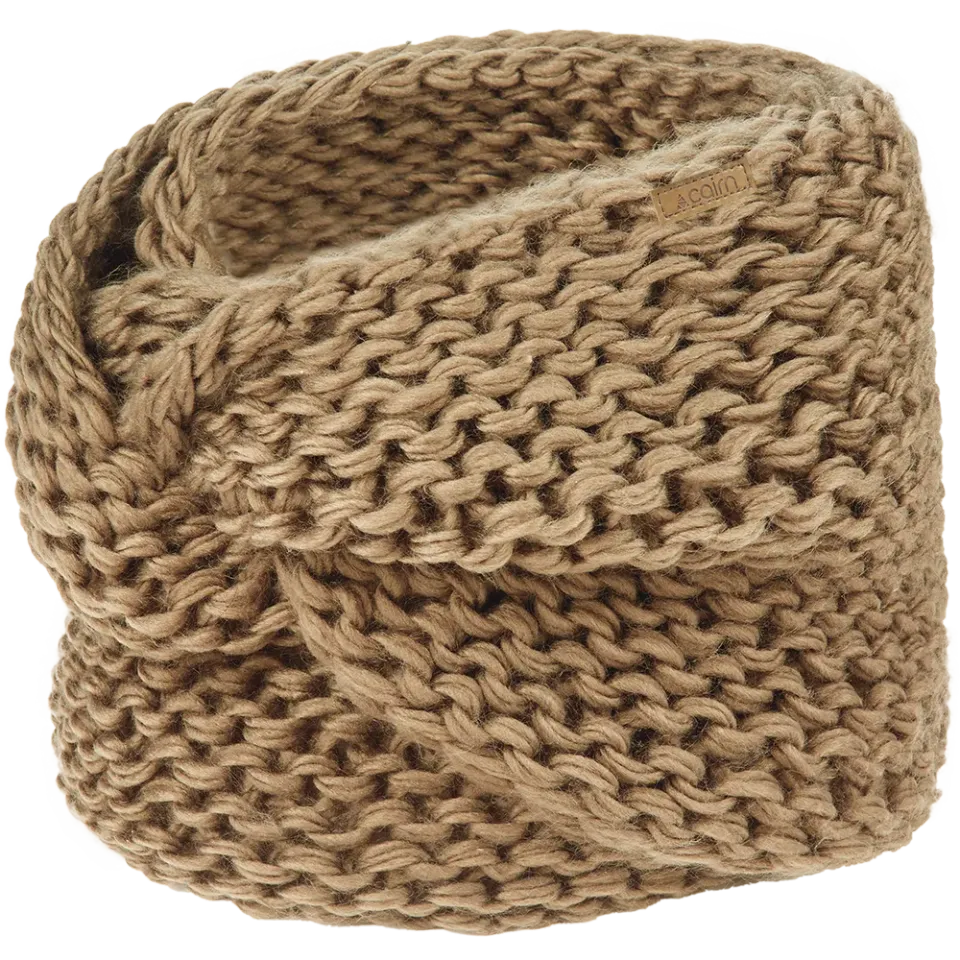 Cairn Olympe snood Biscuit återvunnen stickning