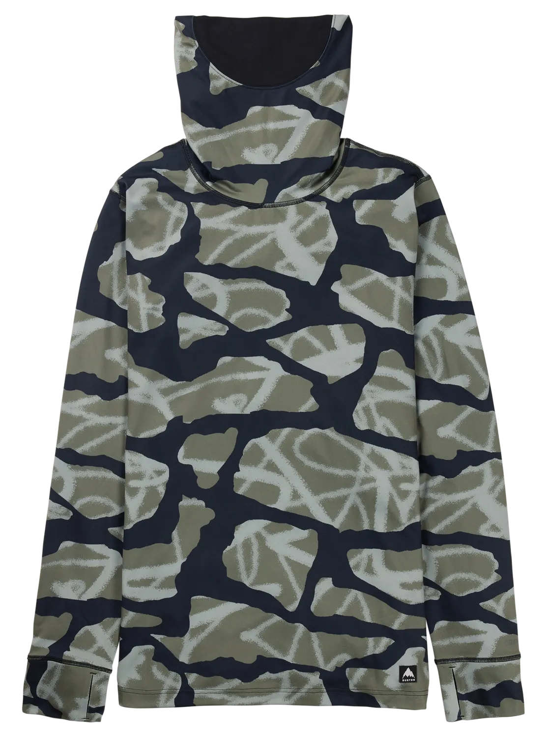 Burton Midweight Long Neck underställströja True Black mellanvarm