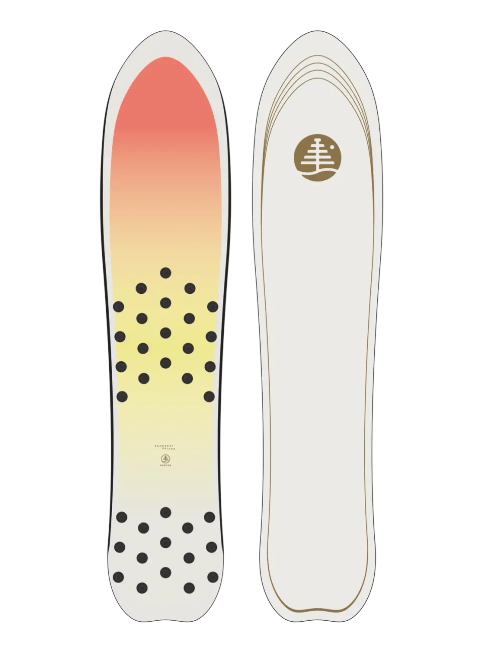Burton Family Tree Backseat Driver snowboard 140 powsurf