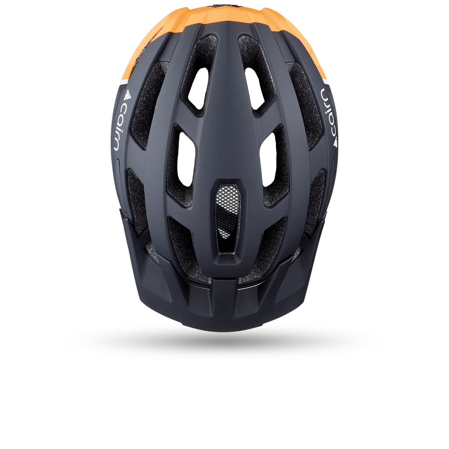 Cairn Prism XTR II cykelhjälm mat black neon orange ventilerad