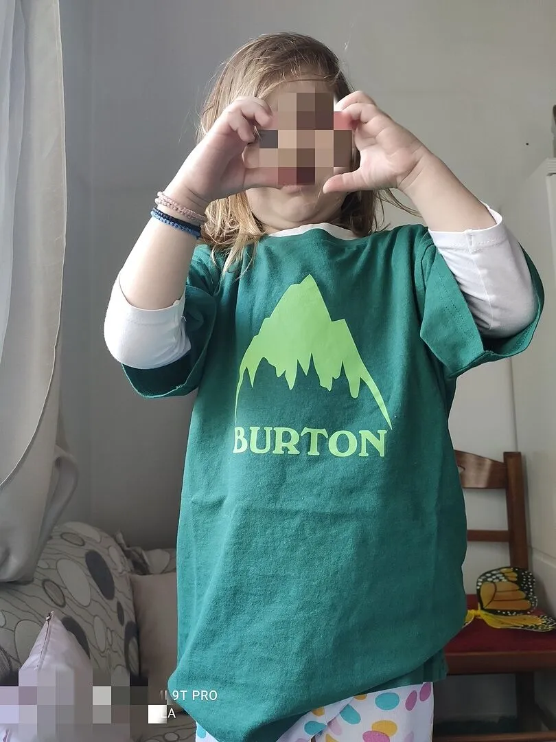 Burton Classic Mountain t-shirt barn moondust purple