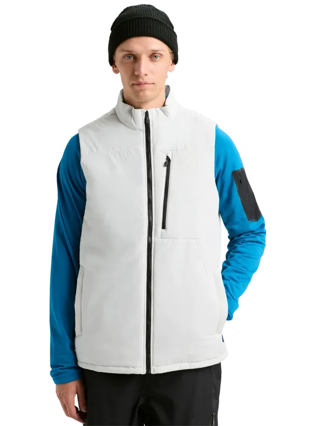 Burton [ak] Helium Stretch väst gray cloud lätt