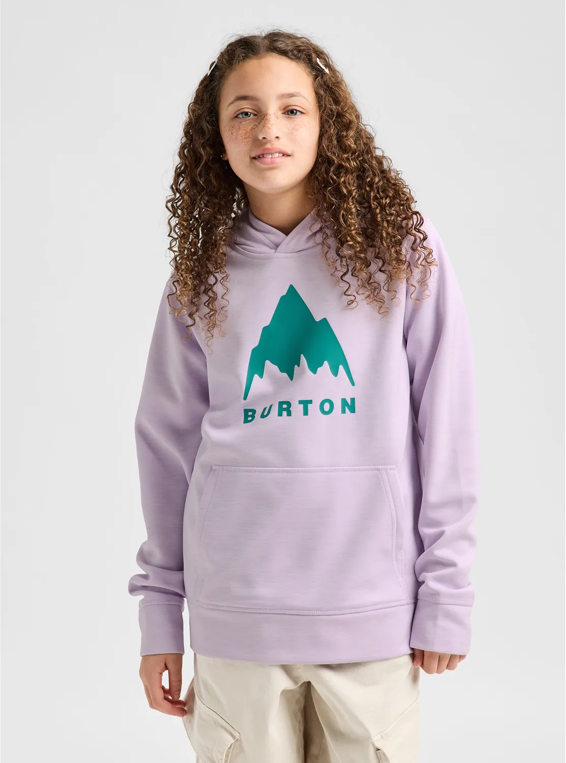 Burton Oak Pullover barn hoodie Spiced Chai mjuk