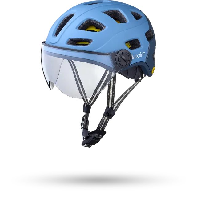 Cairn Sport Quartz Visor MIPS cykelhjälm denim visir