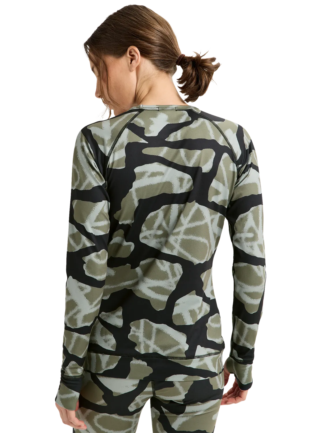 Burton Lightweight X Crewneck underställströja True Black tunn