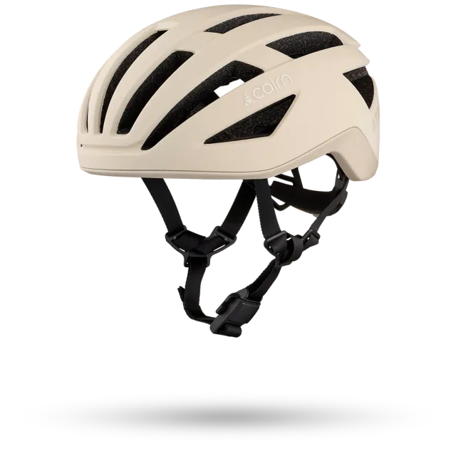 Cairn Atom cykelhjälm mat argile white magnetspänne