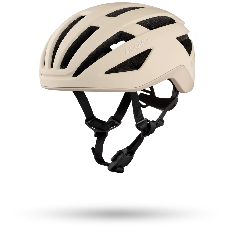 Cairn Atom cykelhjälm mat argile white magnetspänne