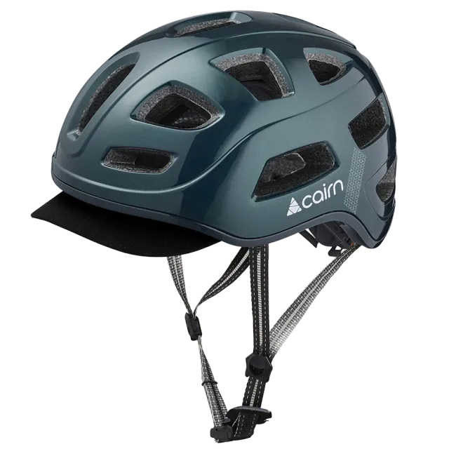 Cairn Quartz Shiny Pine cykelhjälm – LED-bakljus