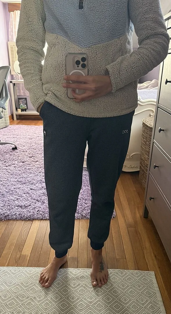 Burton Oak fleecebyxor Washed Lavender Heather XXS mjuka