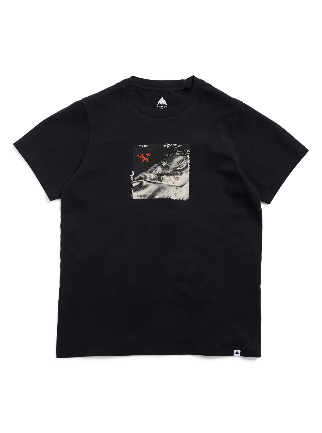 Burton Rider 27 t-shirt true black kortärmad
