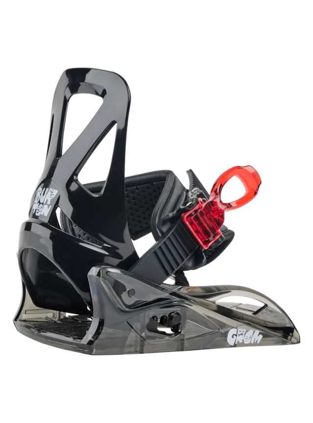 Burton Grom Disc snowboardbindning barn svart mjuk