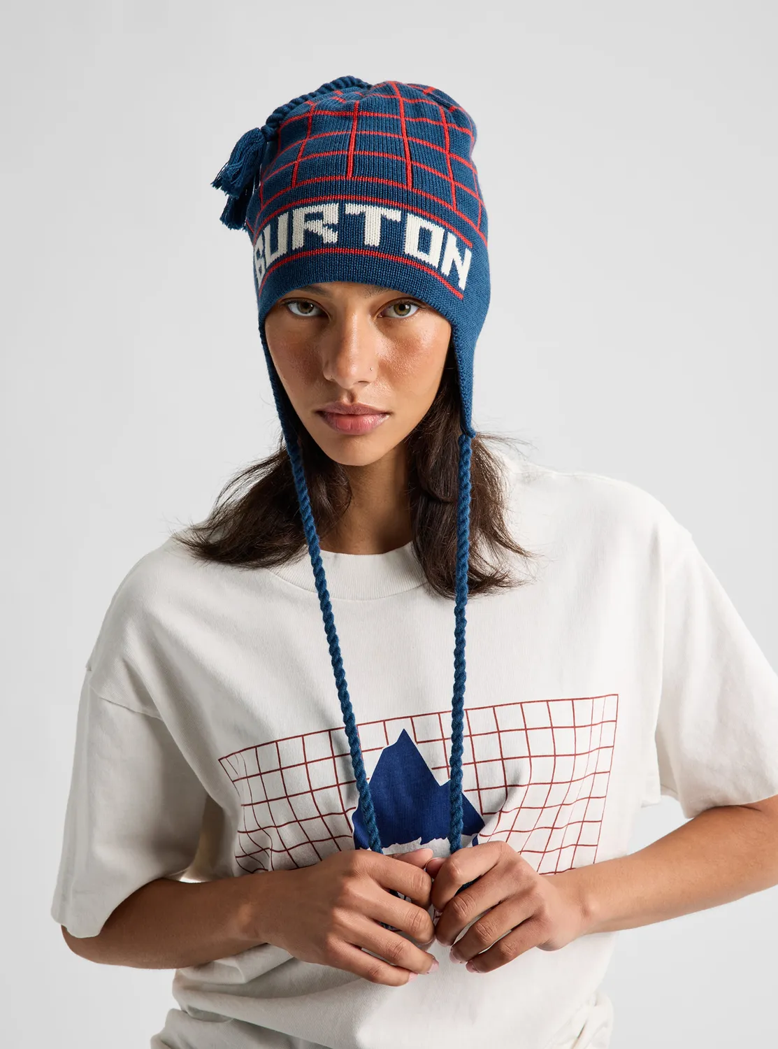 Burton 50th 80s Earflap mössa retro öronlappar