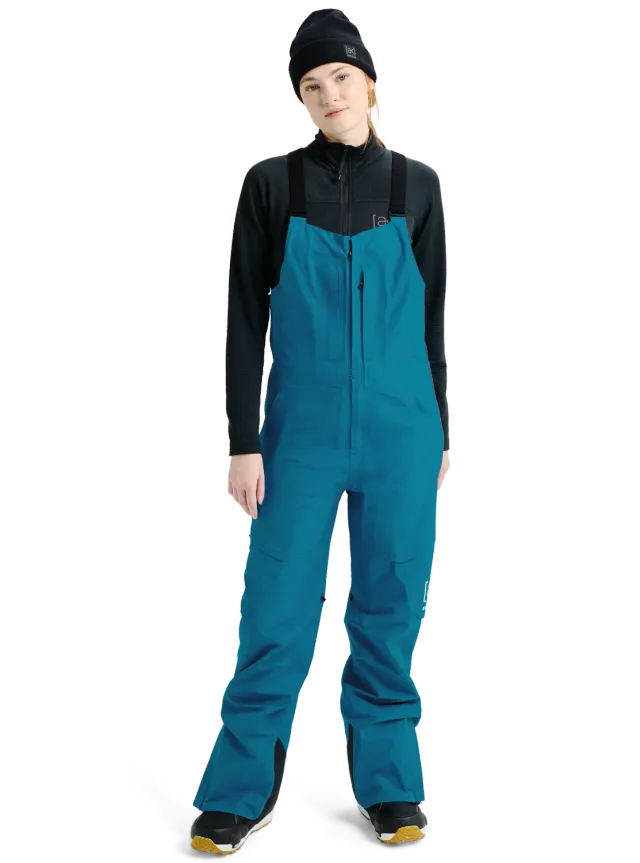 Burton [ak] Kimmy GORE-TEX 3L bibbyxor Blue Teal stretch