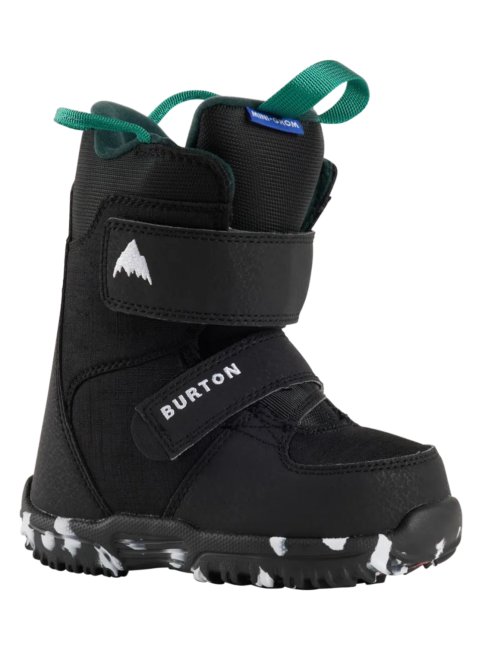 Burton Mini Grom snowboardboots barn Black mjuk flex
