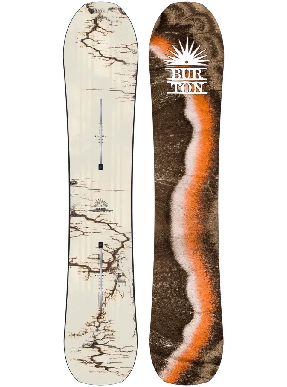 Burton Cartographer Camber snowboard 154 Fractal Burning camber