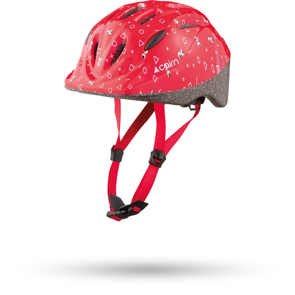 Cairn Sunny Shiny Red Play cykelhjälm XS barn