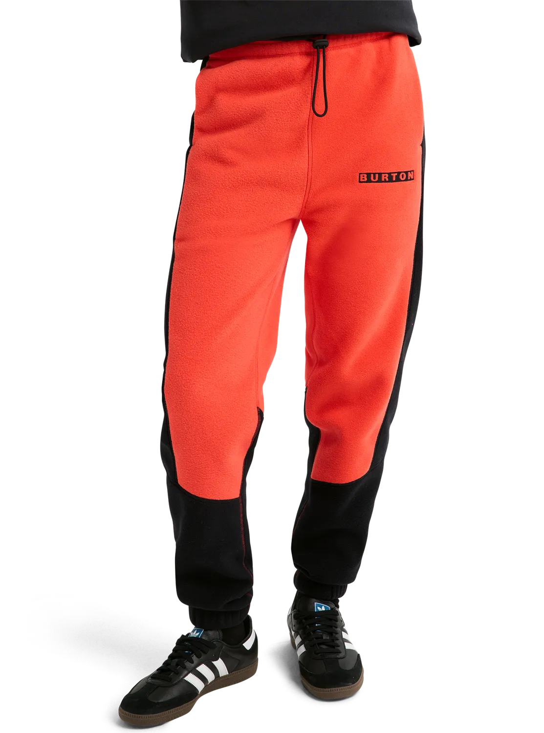 Burton Cinder fleecebyxa Fiesta Red True Black M