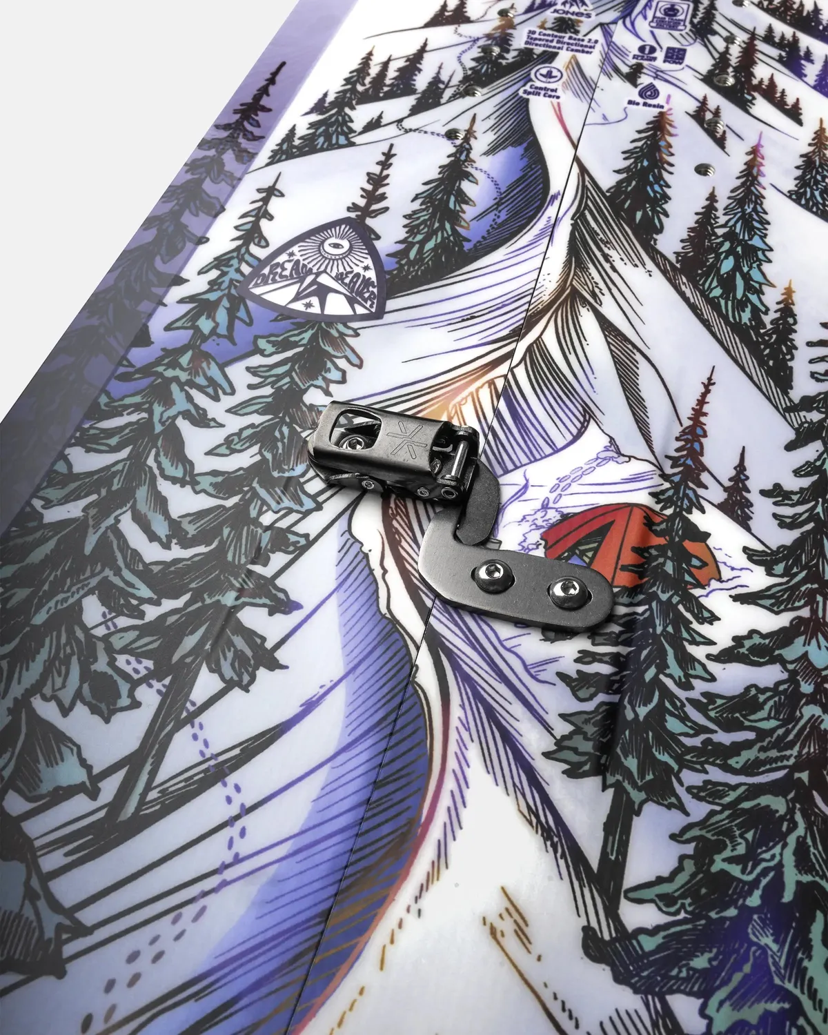 Jones Dream Weaver 2.0 splitboard dam 148 puder