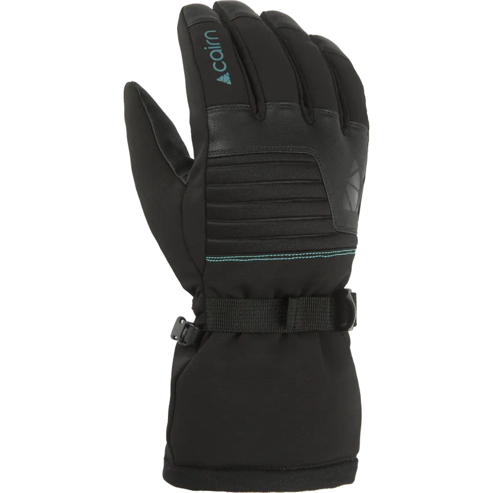 Cairn Olympus Pure skidhandskar black teal Primaloft