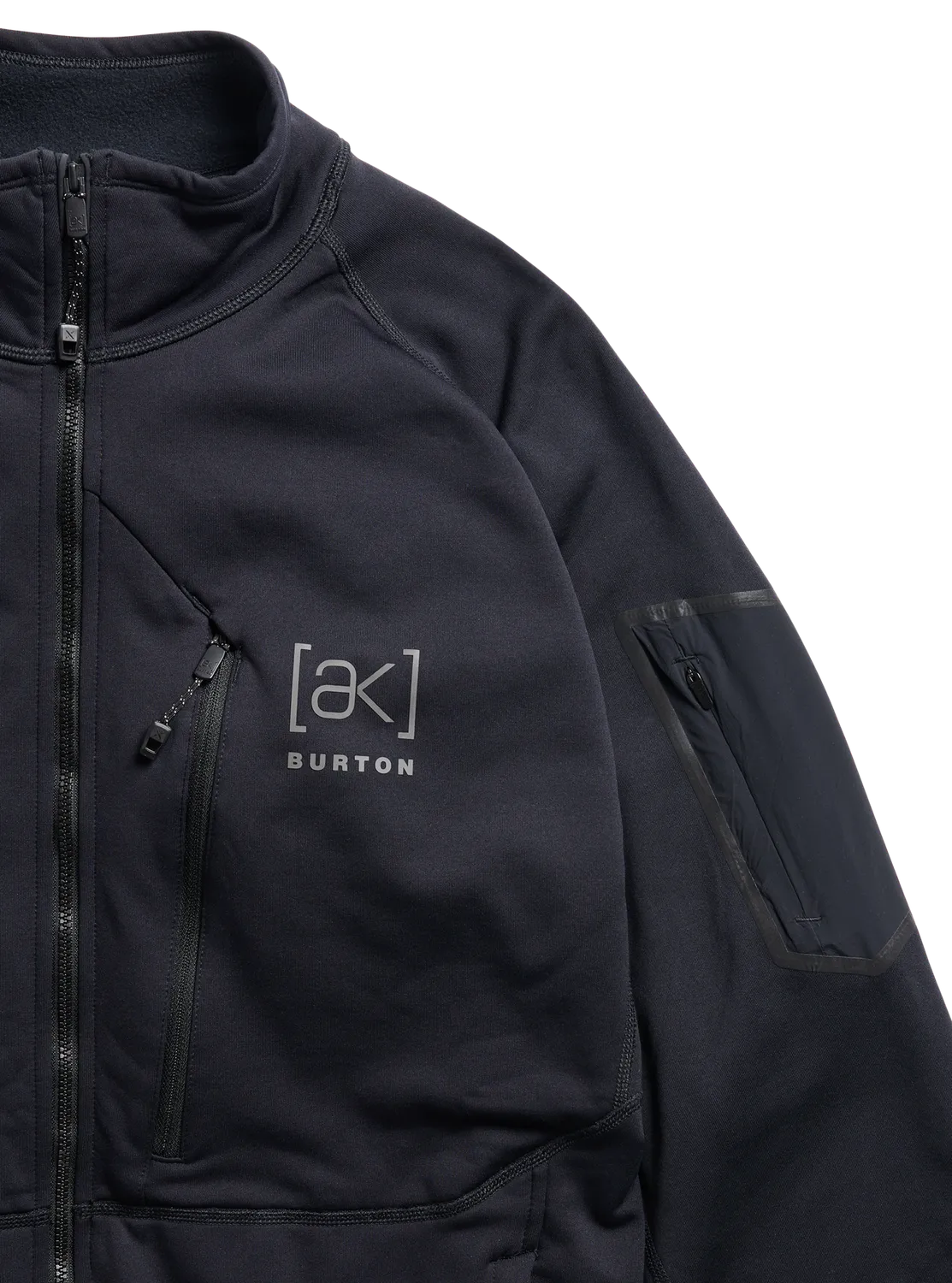 Burton [ak] Baker Stretch Full-Zip fleece True Black mellanlager