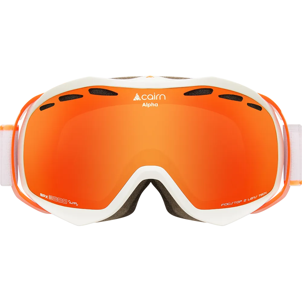 Cairn Alpha SPX3 skidglasögon shiny white kat 3