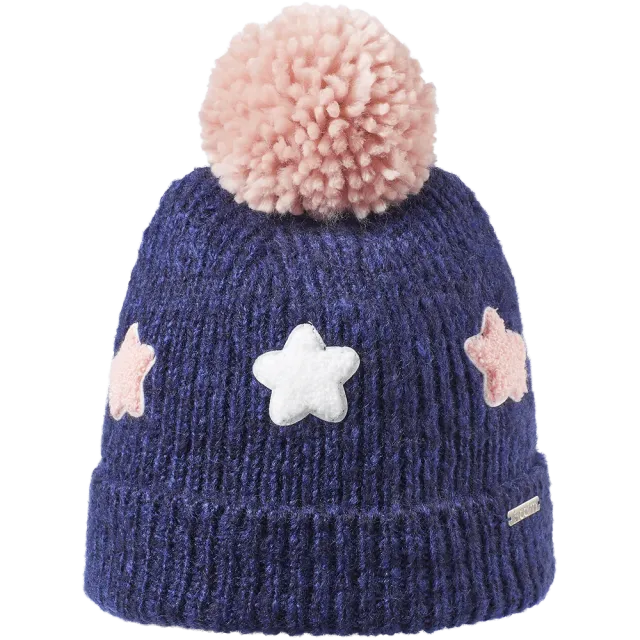Cairn Alix Hat J barnmössa midnight stjärnor pompom
