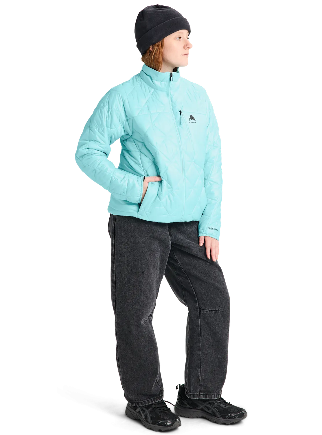 Burton Reserve dun puffjacka dam light teal – syntet mellanlager