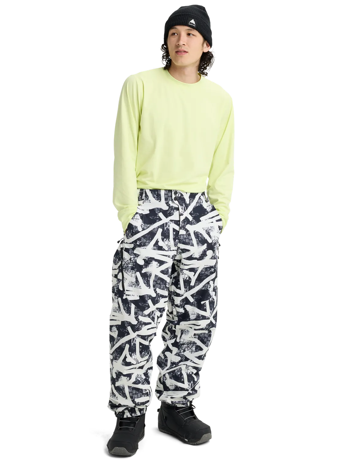 Burton Reserve 2L Relaxed byxor Gray Cloud 20k