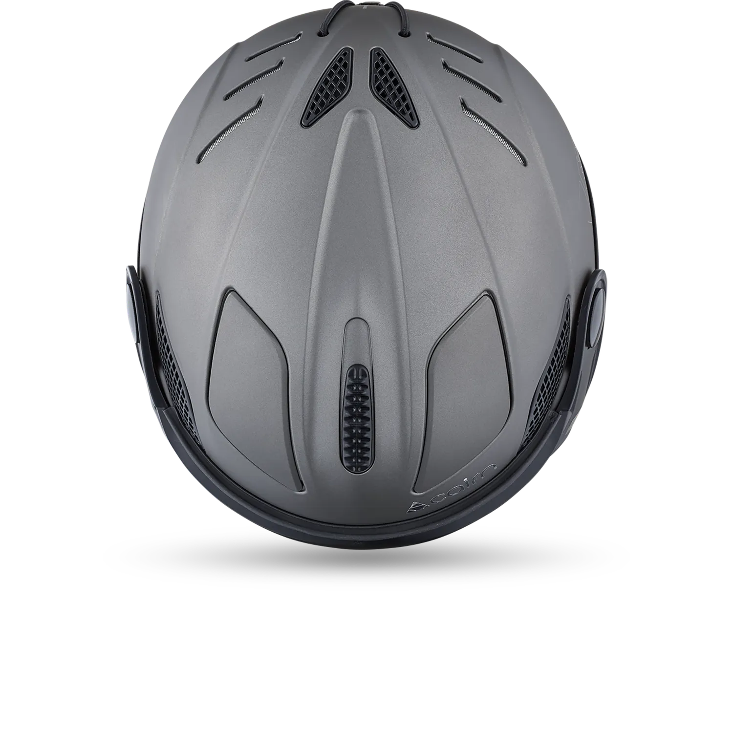Cairn Helios Leather Evolight NXT skidhjälm silver
