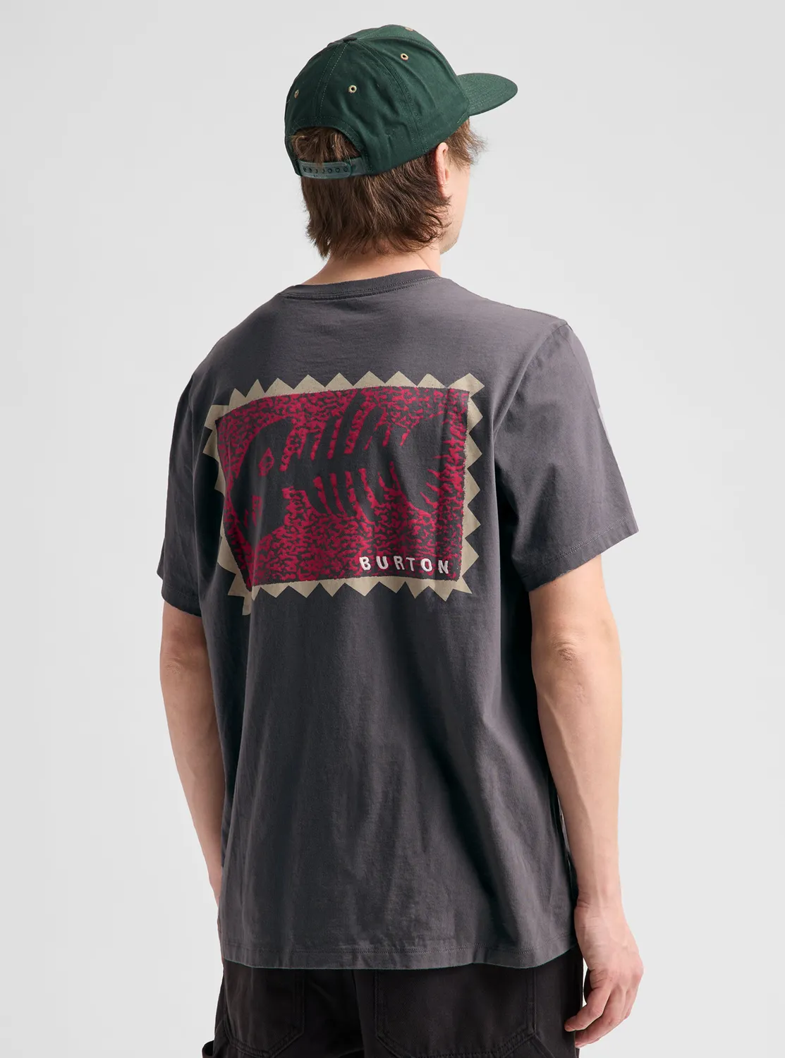 Burton Throwback 1992 t-shirt Gotham Gray ekologisk