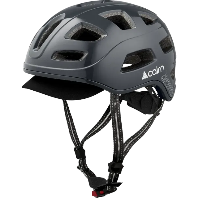 Cairn Quartz cykelhjälm shiny shadow LED