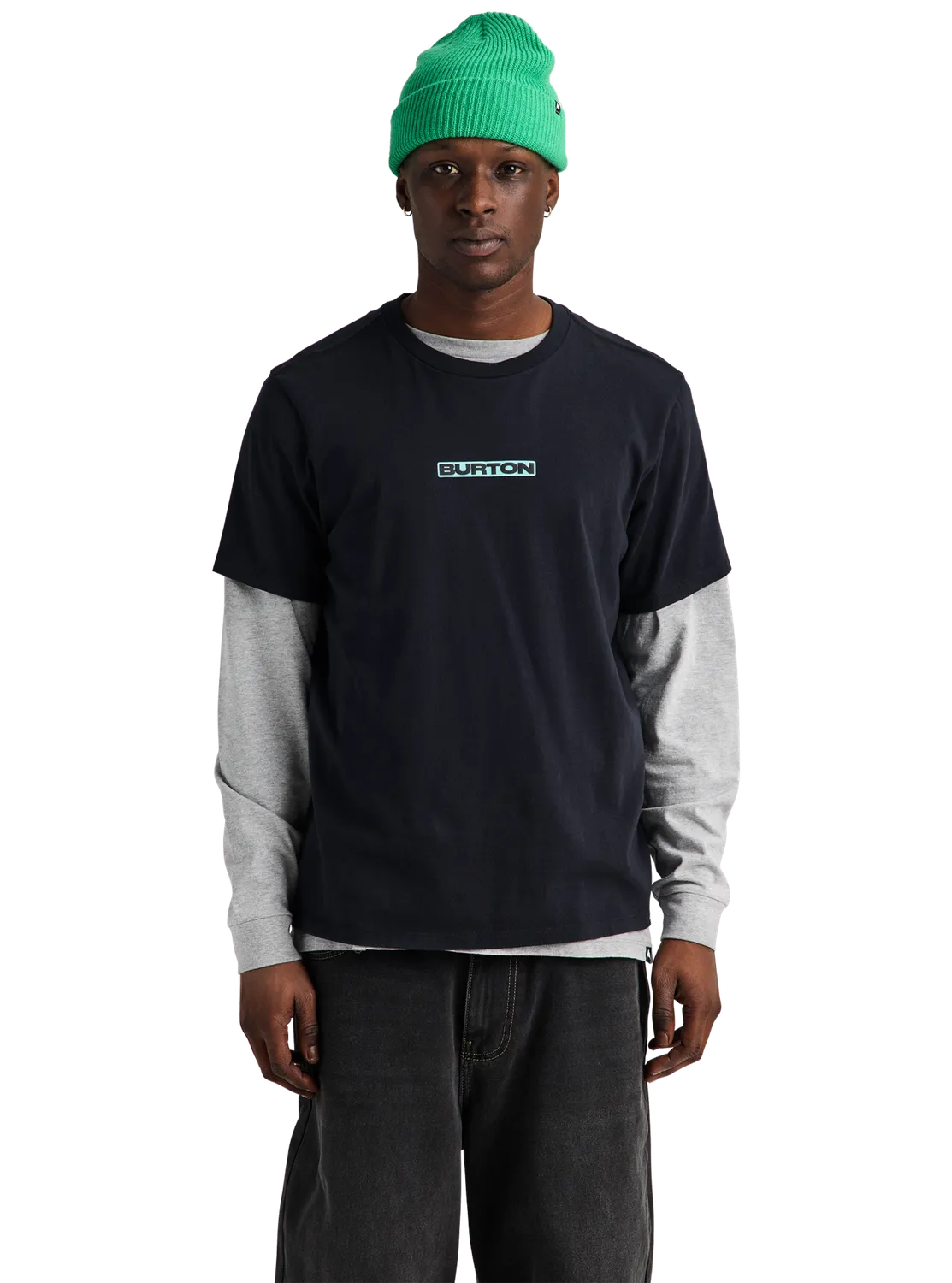 Burton From Burton to the World t-shirt True Black kortärmad