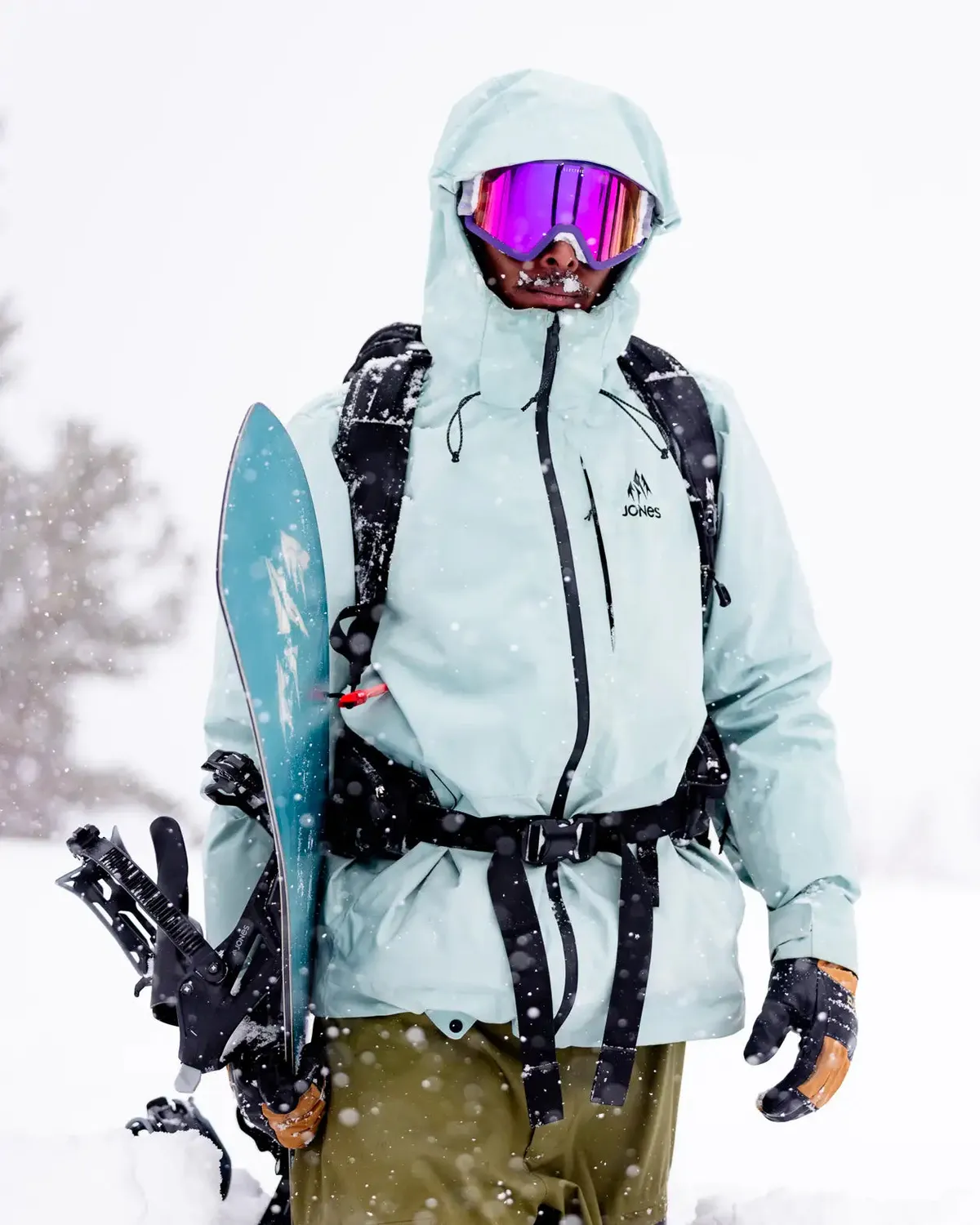 Jones MTN Surf Recycled Jacket 2026 jacka herr Arctic Blue 20K