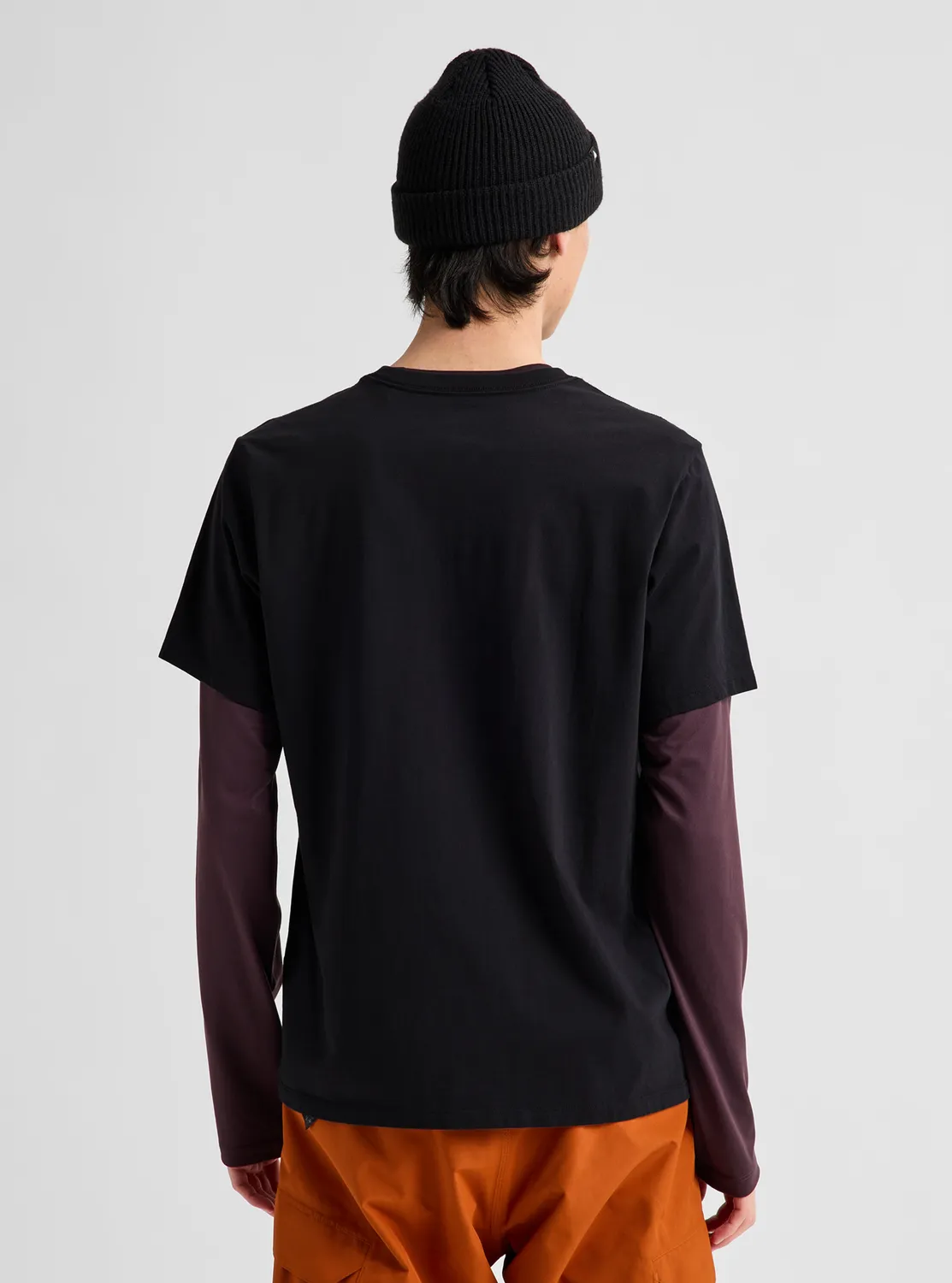 Burton Moretown t-shirt kort ärm svart lätt bomull