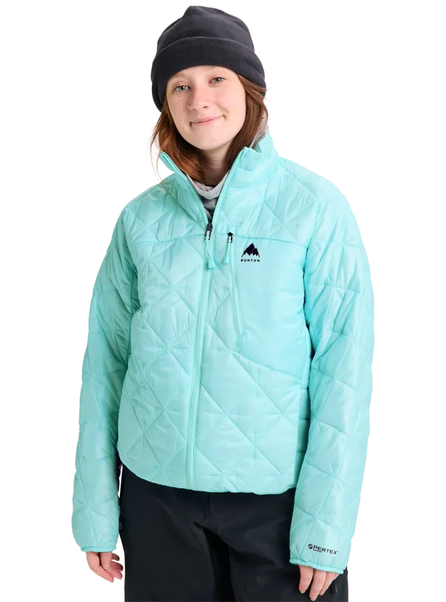 Burton Reserve dun puffjacka dam light teal – syntet mellanlager