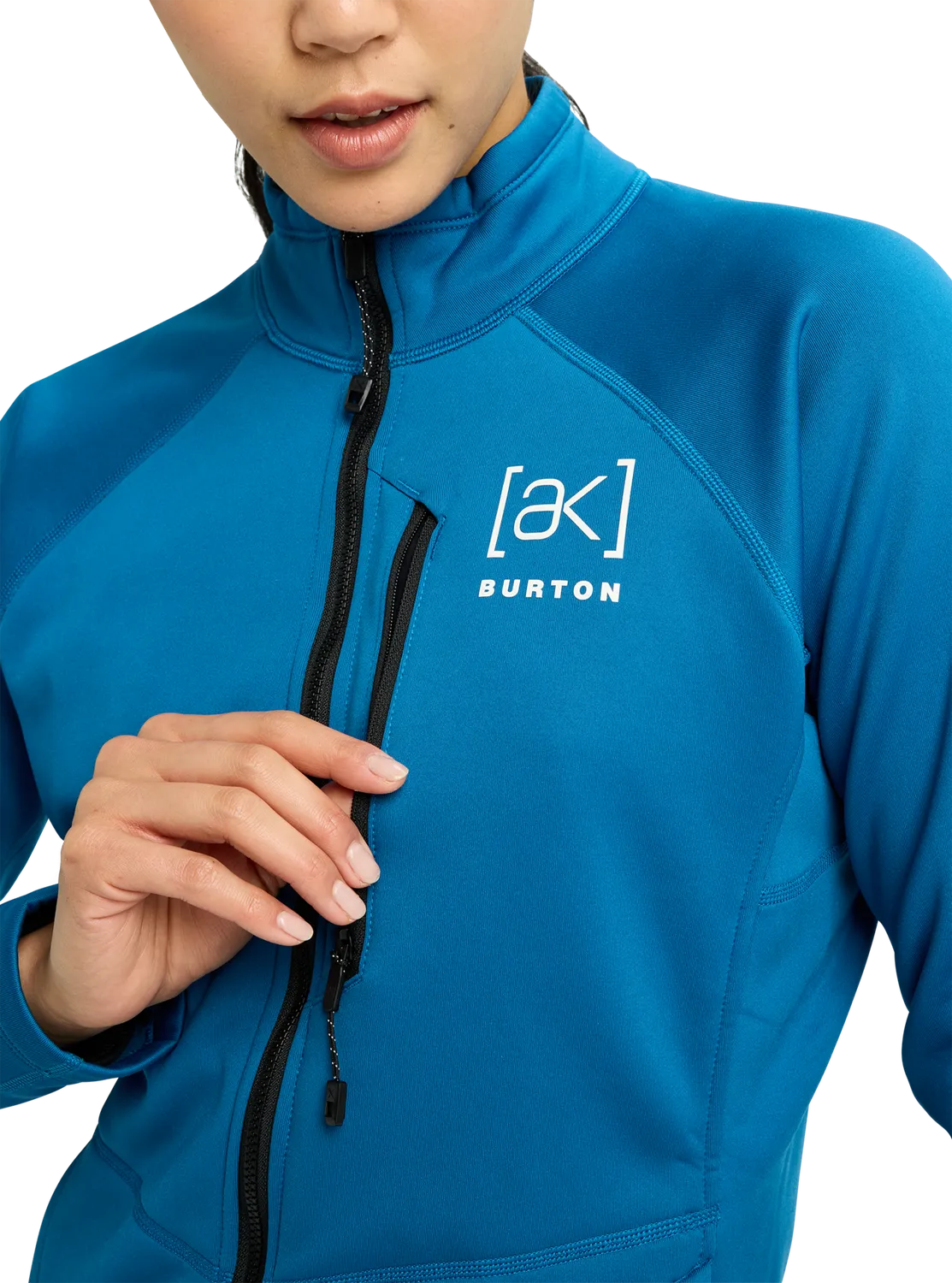 Burton [ak] Baker Stretch fleecejacka dam Blue Teal stretch