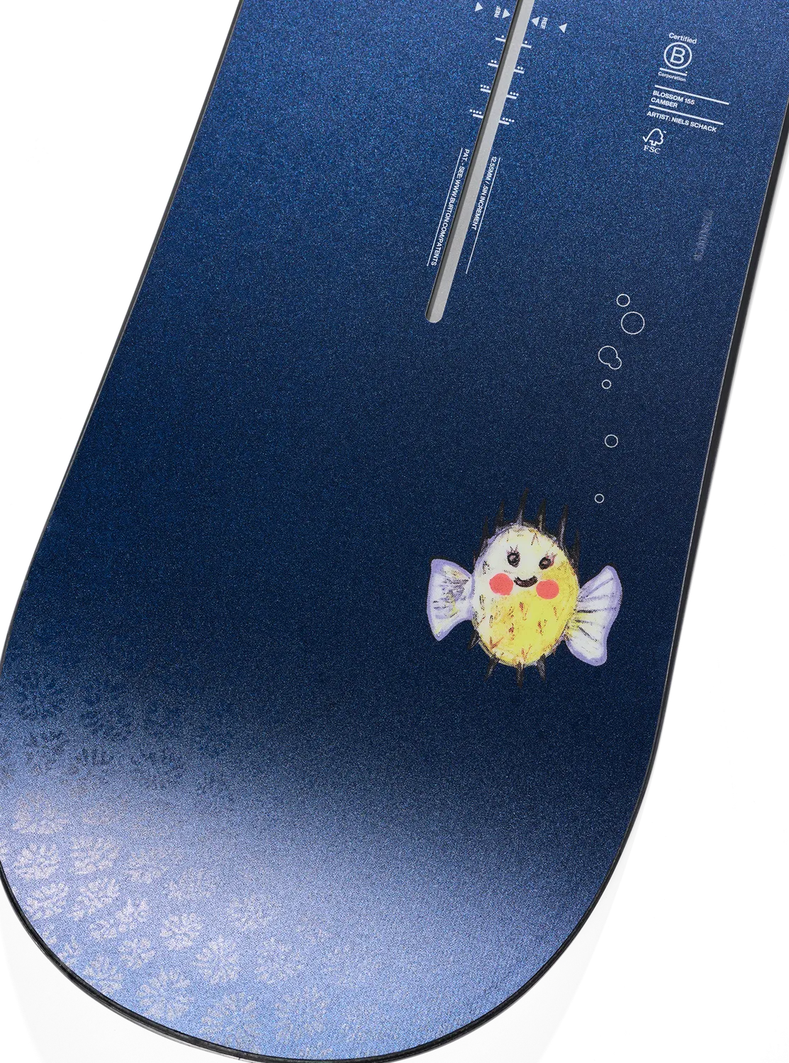 Burton Blossom Camber snowboard Dragon kolförstärkt 158