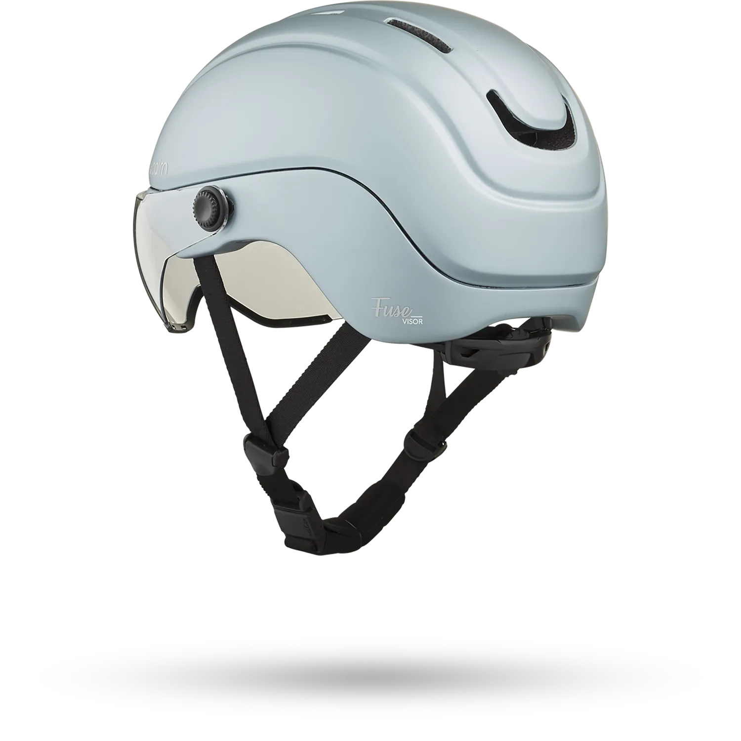 Cairn Fuse Visor cykelhjälm eucalyptus transparent visir