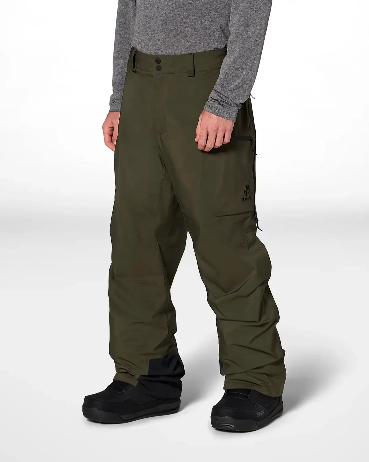 Jones Deeper GORE-TEX skidbyxor herr svart 2-lagers