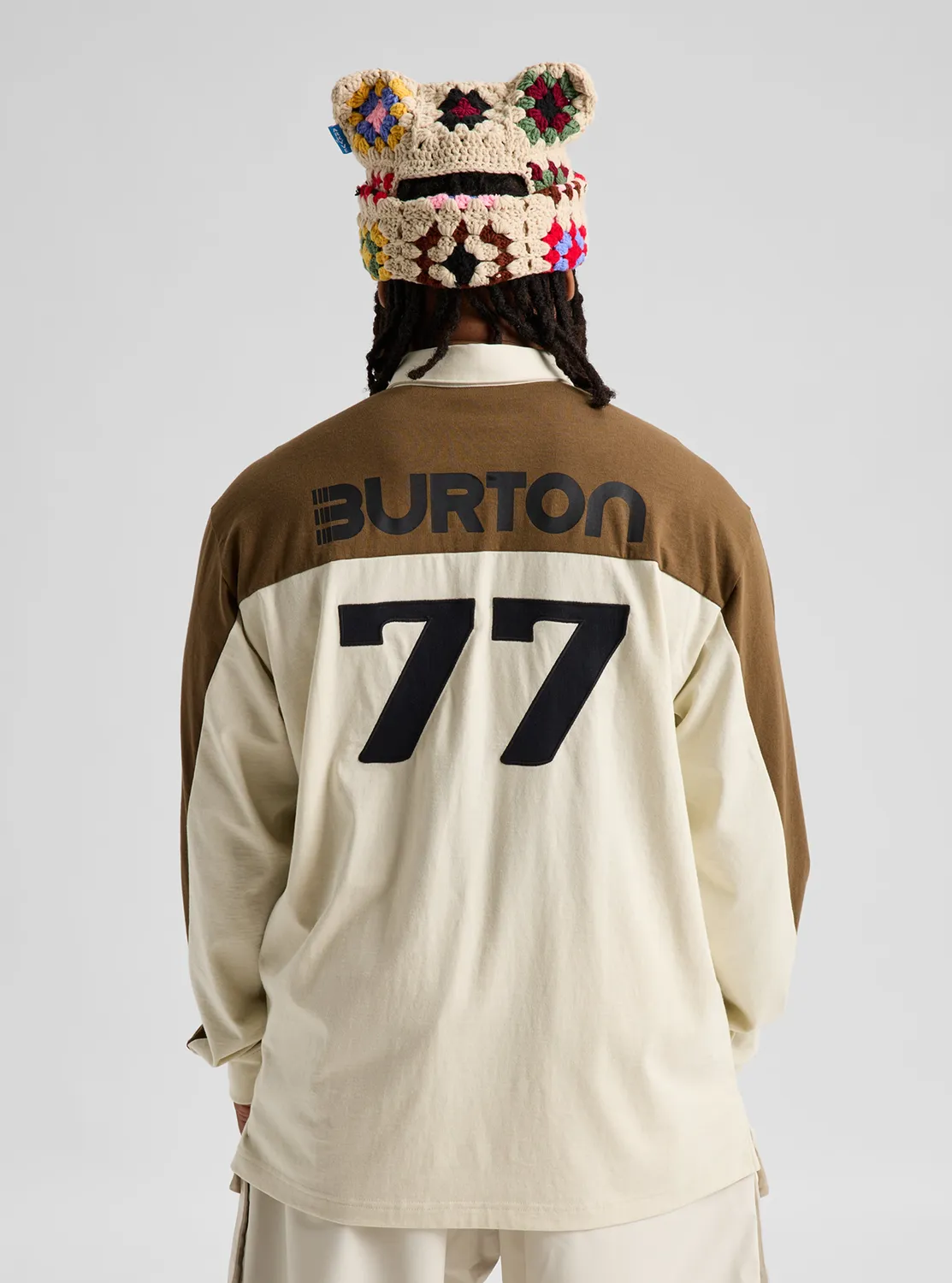 Burton Rugby Shirt rugbys tröja True Black ekologisk bomull